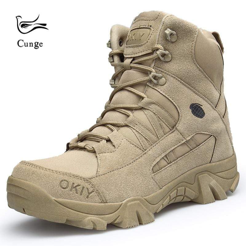 Outdoor Leather  Safety Hiking Shoes Adventure Footware  
