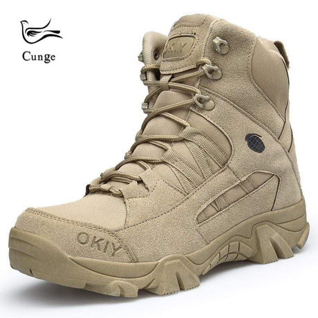 Outdoor Leather  Safety Hiking Shoes Adventure Footware  