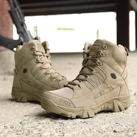 Outdoor Leather  Safety Hiking Shoes Adventure Footware  BushLine