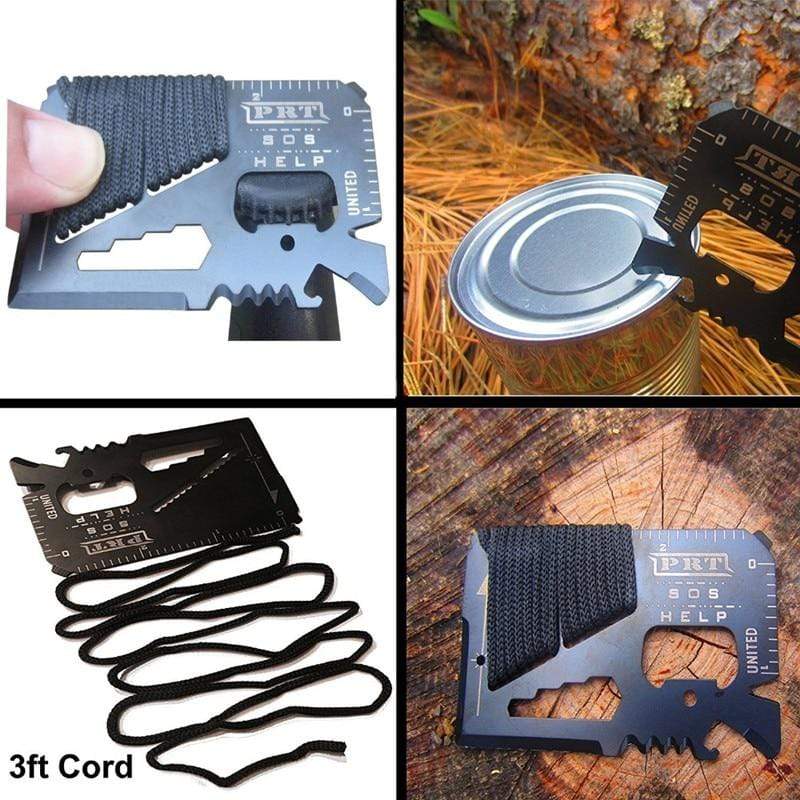 Outdoor Survival Emergency Aid Kits 10 in 1 survival  BushLine