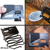 Outdoor Survival Emergency Aid Kits 10 in 1 survival  BushLine