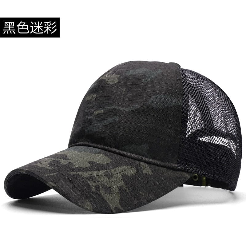 Outdoors light & thin Camo vented Caps tactical caps  