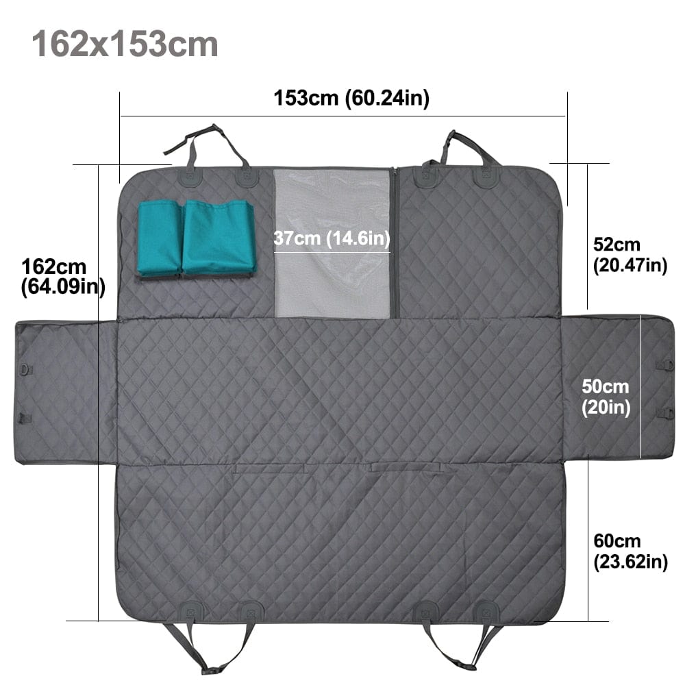 PETRAVEL Dog Car Travel Rear Seat Protector Dog Stuff  BushLine