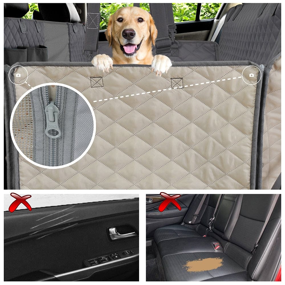 PETRAVEL Dog Car Travel Rear Seat Protector Dog Stuff  BushLine