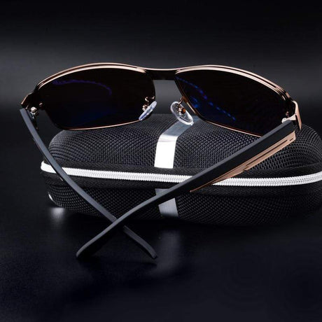 Pilot Polarized Sunglasses  + Case Optics  