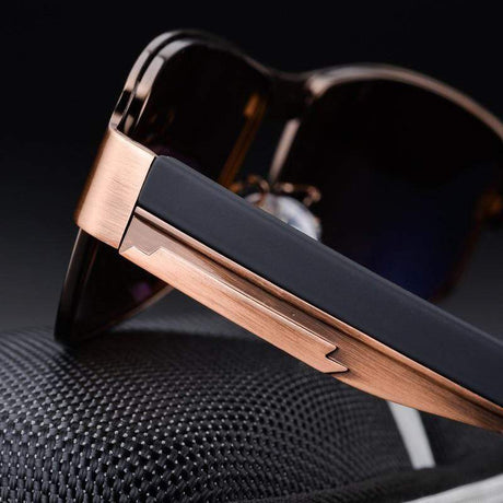 Pilot Polarized Sunglasses  + Case Optics  