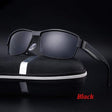 Pilot Polarized Sunglasses + Case Optics BushLine Black
