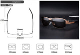 Pilot Polarized Sunglasses  + Case Optics  BushLine