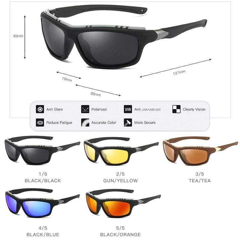 Polarized Sunglasses UV400 Tactical Automotive & Marine  BushLine