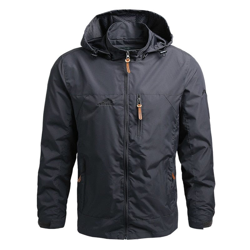 Polyamide Windbreaker Field Jacket jackets BushLine GRAY XL
