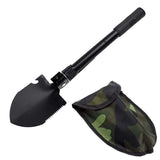 Portable Folding Survival Spade survival BushLine Black
