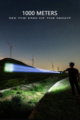 Rechargeable Powerful LED Flashlight Optics  BushLine