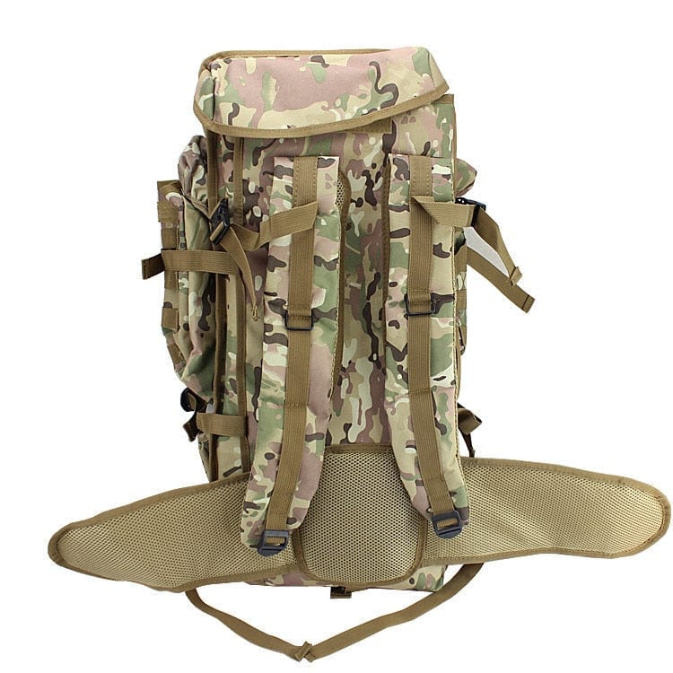 Rugged 70L Over Night Rifle Shovel Tool Camping Backpack Rifle Accesories  BushLine