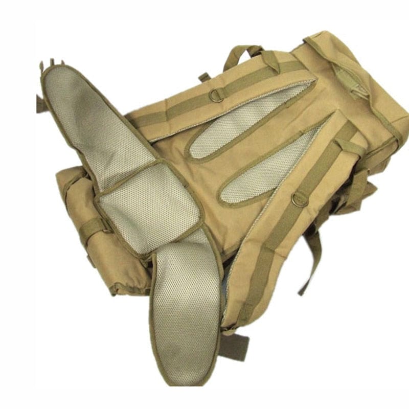 Rugged 70L Over Night Rifle Shovel Tool Camping Backpack Rifle Accesories  BushLine