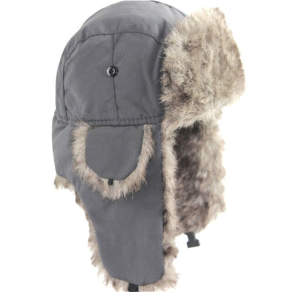 Russian Furr lined winter Bomber Hat Thermal & Wool Beanies  BushLine