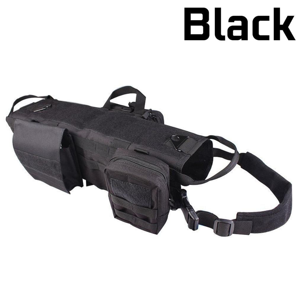 S M L XL Dog Harness Vest with Molle packs Dog Stuff  BushLine