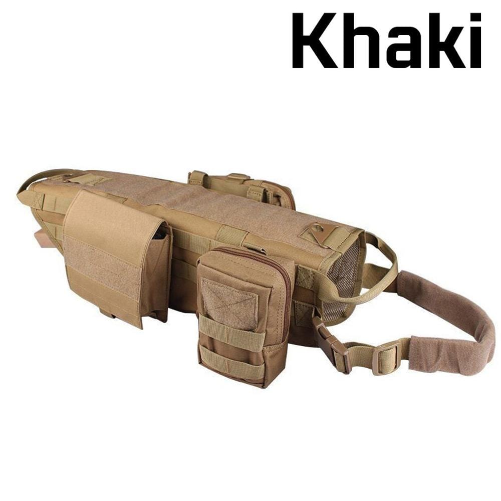 S M L XL Dog Harness Vest with Molle packs Dog Stuff  BushLine