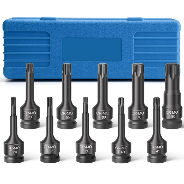 1/4 Double\-headed Multifunctional 90 Degree Right Angle L\-type Socket  Wrench Screwdriver Sets with 10pcs Bit Hand Tools 