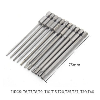 Security Torx Screwdriver Set | 50mm - 150mm tools  