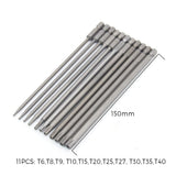 Security Torx Screwdriver Set | 50mm - 150mm tools  