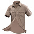 Short Sleeve Shirt Breathable Quick Dry tacticle clothing BushLine KHAKI M