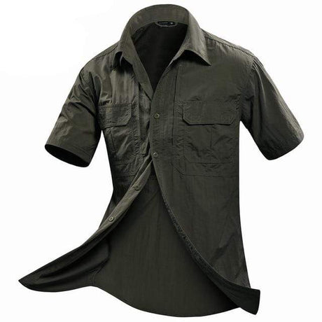 Short Sleeve Shirt Breathable Quick Dry tacticle clothing BushLine OD M