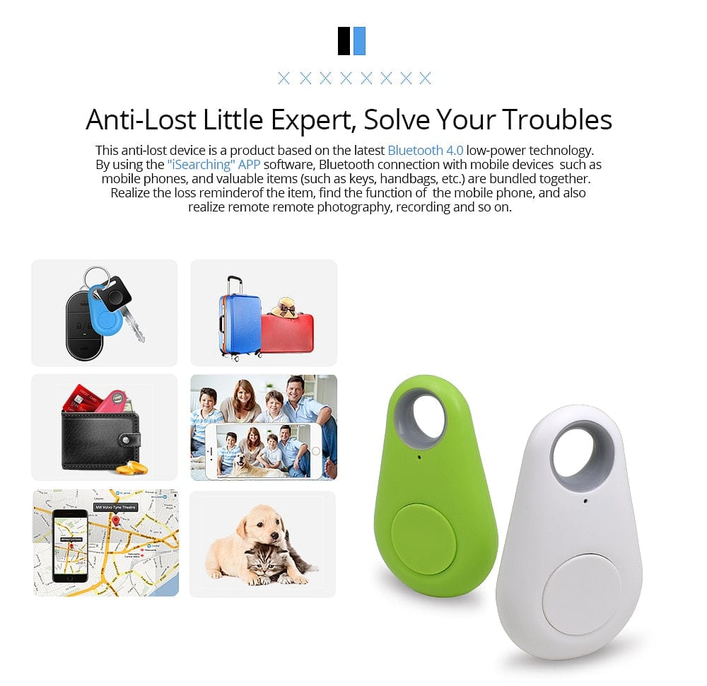 Smart Bluetooth Mini GPS Tracker Anti-Theft Security & Safety  BushLine
