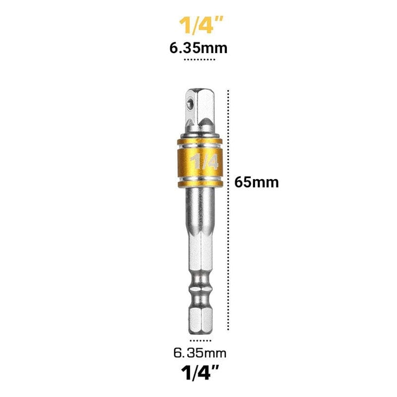 Socket Adapter Impact  Hex Shank Bit tools  BushLine