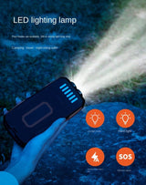 Solar Charger Power Bank 33500mAh Wireless Fast Charging solar power  BushLine