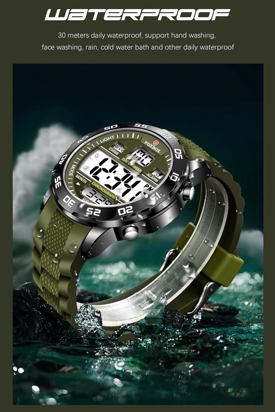 Sport Watches Military Waterproof Watchs  BushLine