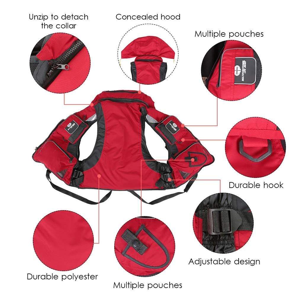 Survival Fishing Vest Life Jacket | Multi-Pocket Vest marine  