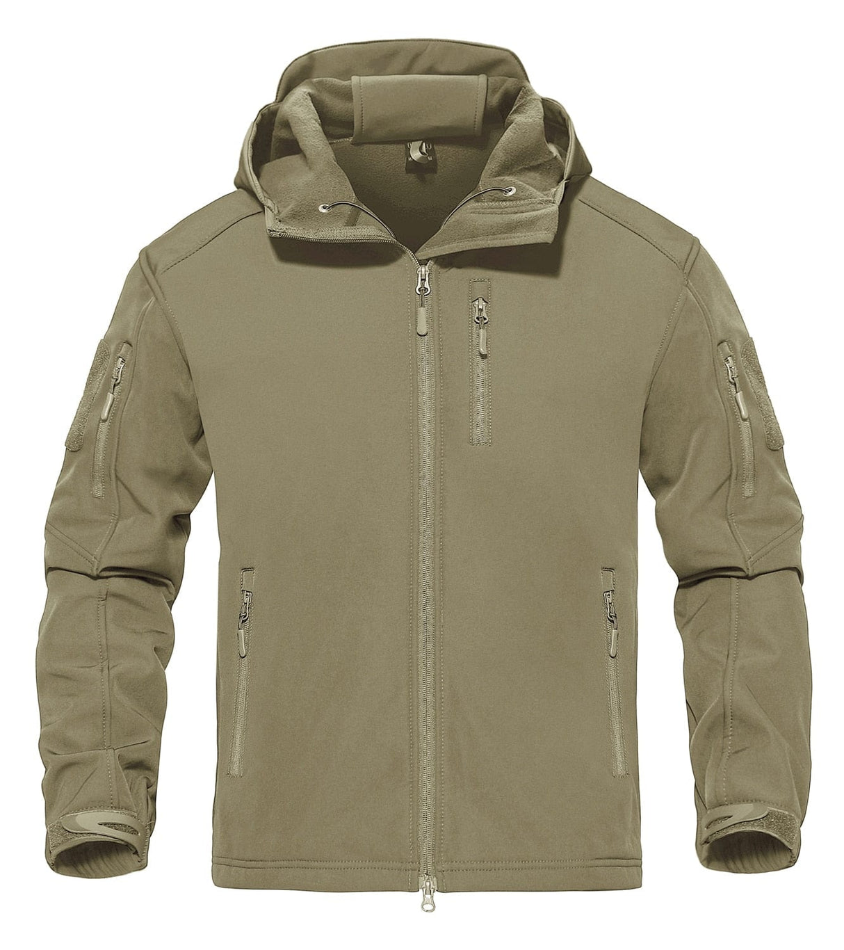 Sweat Shirt Fleece Interior Jacket Outdoor Shirts & Tops BushLine Khaki (US S)