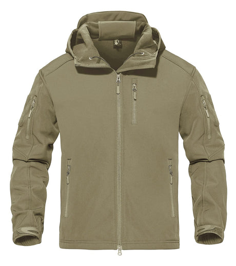 Sweat Shirt Fleece Interior Jacket Outdoor Shirts & Tops BushLine Khaki (US S)