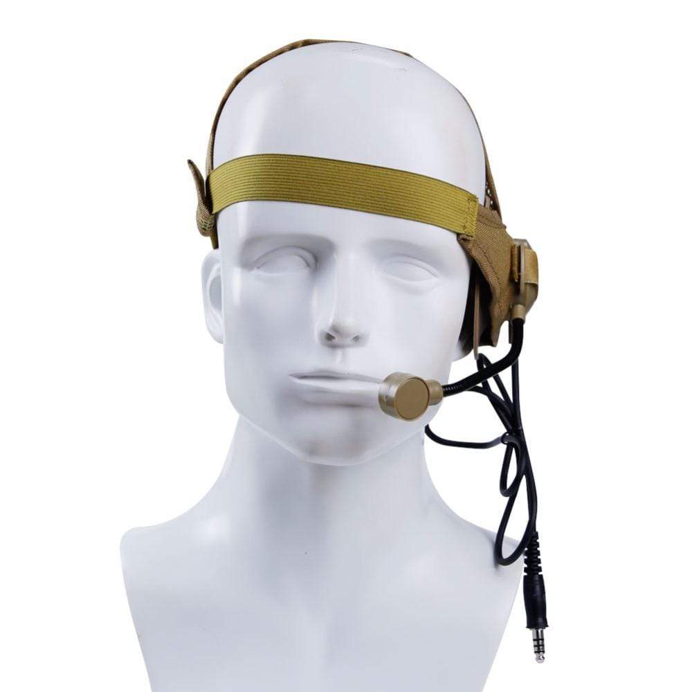 Tactical 2way Radio Headset Microphone Helmet & Pack Accessories  BushLine