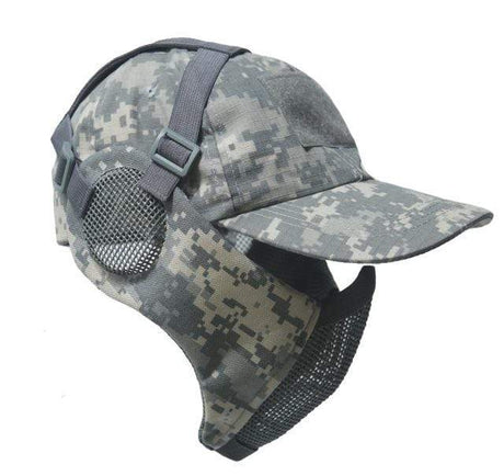 Tactical Foldable Mesh Mask with Cap tactical caps  