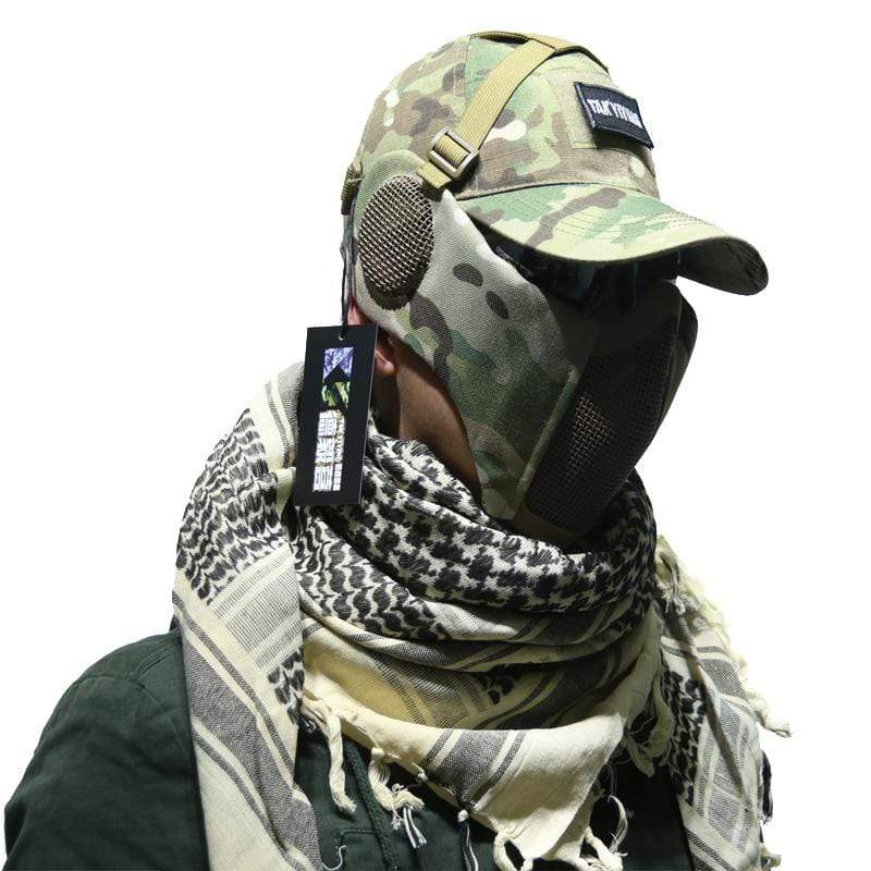 Tactical Foldable Mesh Mask with Cap tactical caps  BushLine