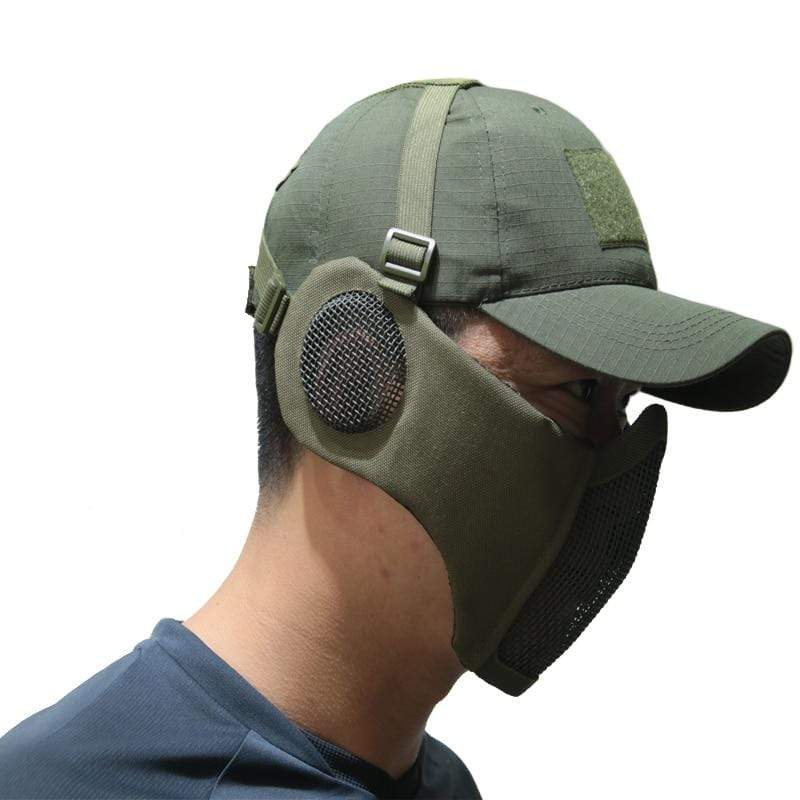 Tactical Foldable Mesh Mask with Cap tactical caps  BushLine
