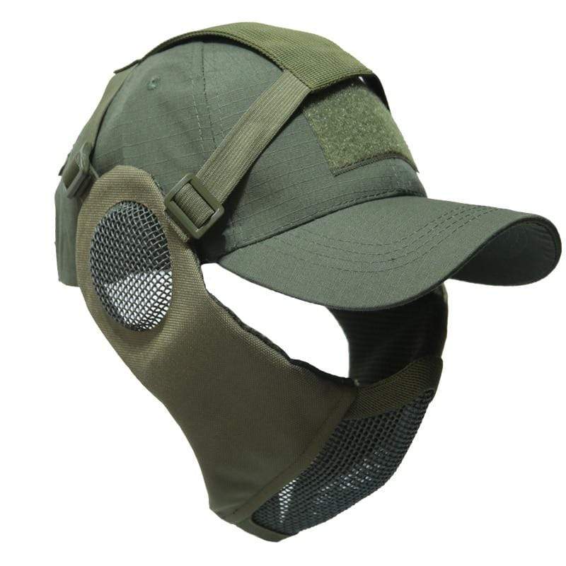 Tactical Foldable Mesh Mask with Cap tactical caps  BushLine