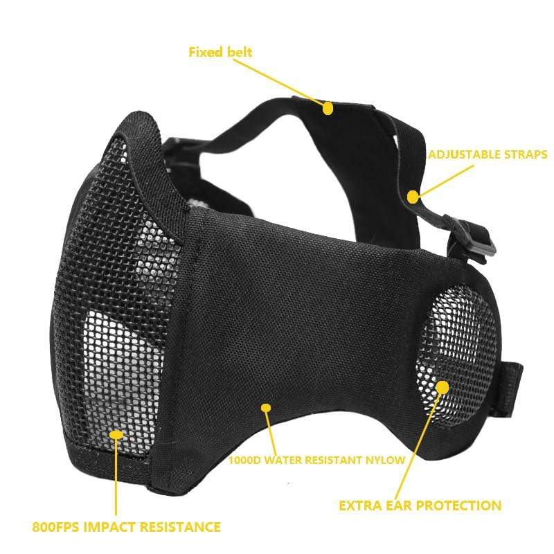 Tactical Foldable Mesh Mask with Cap tactical caps  BushLine