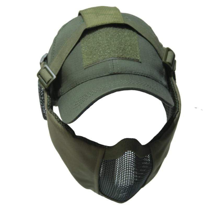 Tactical Foldable Mesh Mask with Cap tactical caps  BushLine