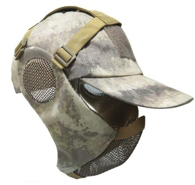 Tactical Foldable Mesh Mask with Cap tactical caps BushLine AT
