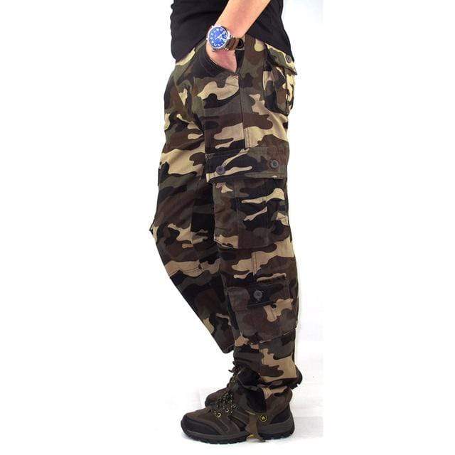 Tactical Rugged Cotton Cargo Pants Cargo Pants BushLine Khaki 29
