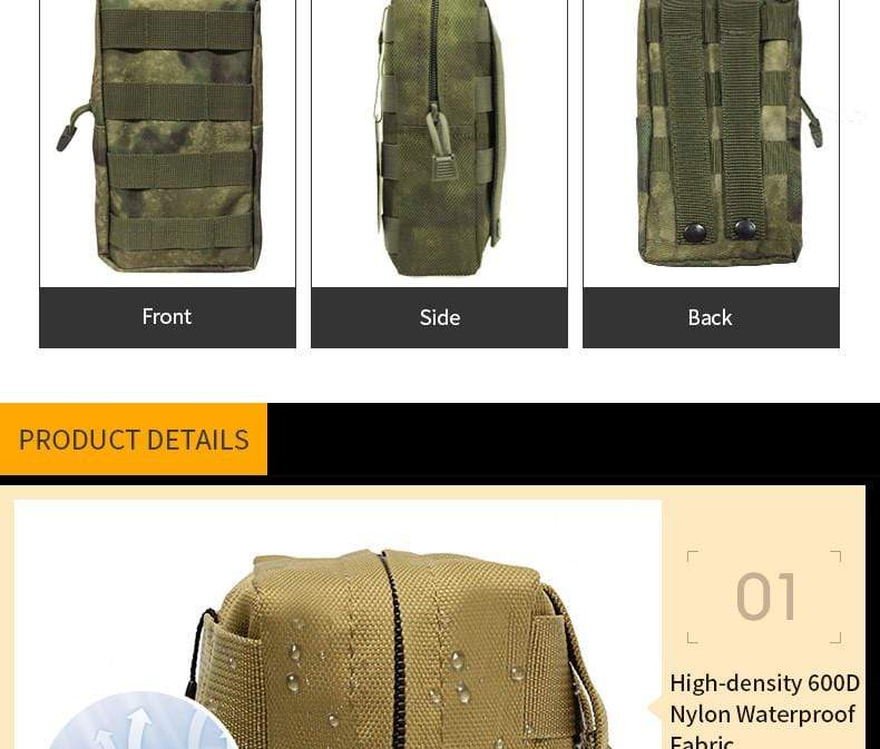 Tactical Utility Bags Vest/Waist (Molle) Helmet & Pack Accessories  BushLine