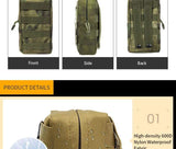 Tactical Utility Bags Vest/Waist (Molle) Helmet & Pack Accessories  BushLine