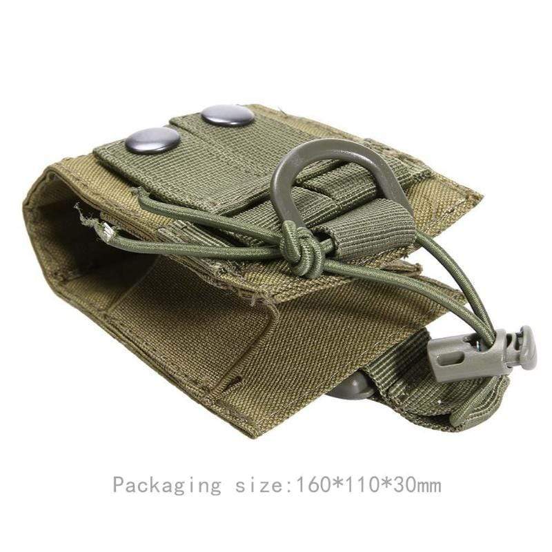 Two Way Radio Holster (Molle) Helmet & Pack Accessories  BushLine