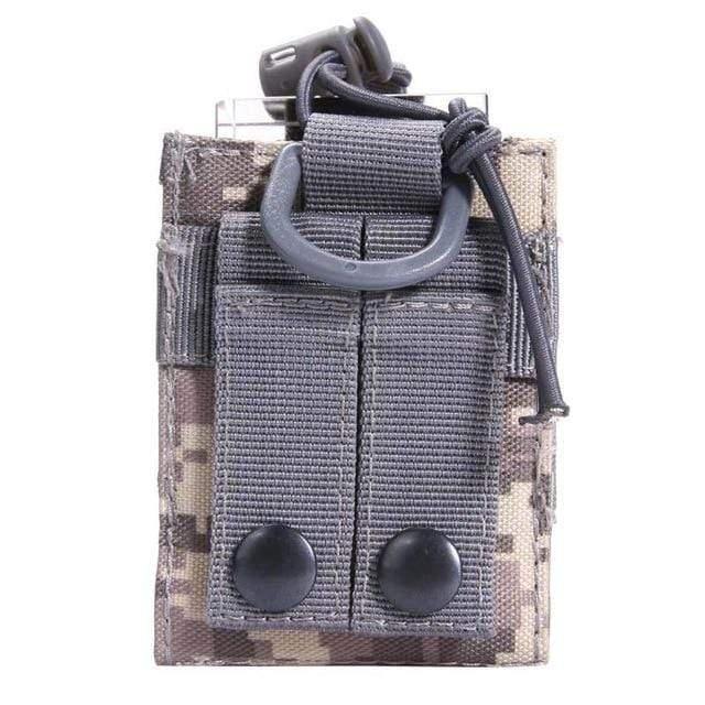 Two Way Radio Holster (Molle) Helmet & Pack Accessories BushLine Camouflage