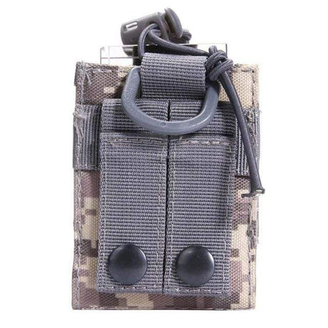 Two Way Radio Holster (Molle) Helmet & Pack Accessories BushLine Camouflage