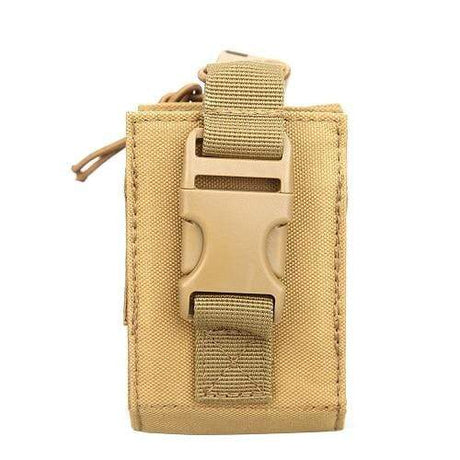 Two Way Radio Holster (Molle) Helmet & Pack Accessories BushLine Brown