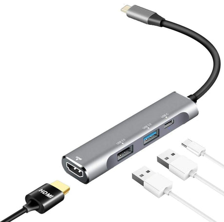 USB C to HDMI Adapter Hub Dock Phone Laptops TVs Smart Technology  