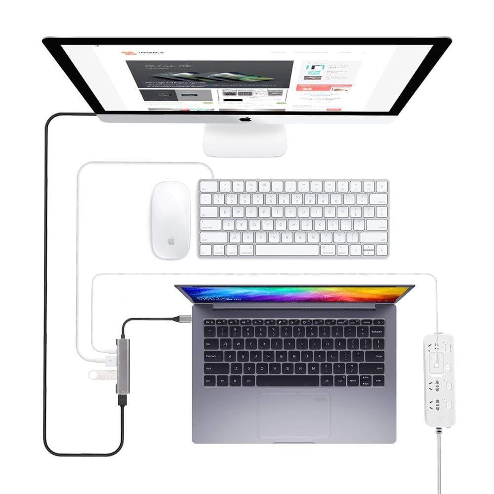 USB C to HDMI Adapter Hub Dock Phone Laptops TVs Smart Technology  BushLine